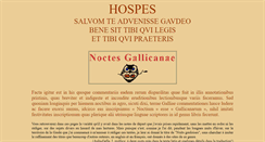 Desktop Screenshot of noctes-gallicanae.fr