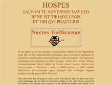 Tablet Screenshot of noctes-gallicanae.fr